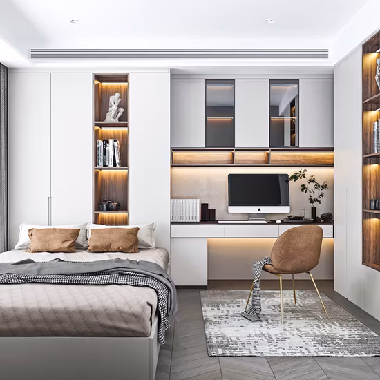 Custom Luxury Hospitality Guest Room King Size Headboard Panel Queen Bed Bedroom Sets Wooden 5 Star Hotel Room Furniture