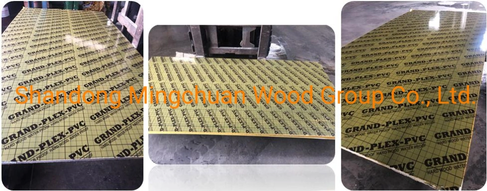 18mm Green Plastic Film Faced Plywood PVC Board Hardwood PP Plywood