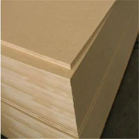 18mm 生プレーン MDF HDF メラミン MDF キッチンキャビネット用積層板